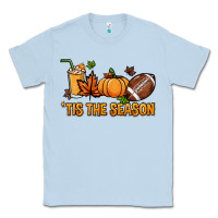 Dusty Blue Tis the season Sport Classic Tee - HowdyJamesFarm