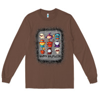 Chestnut halloween funny set ghost mummy witch vampire and pumpkin t shirt Long Sleeve Tee - maiPhamDesign