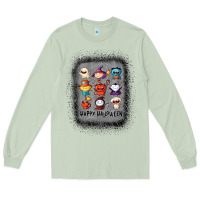 Matcha halloween funny set ghost mummy witch vampire and pumpkin t shirt Long Sleeve Tee - maiPhamDesign