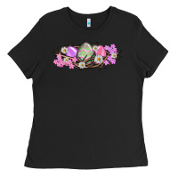 Black Easter eggs and crown of thorns Easter Day Ladies Tee - HowdyJamesFarm