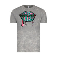 Cloud Rock beach babe leopard lips Vintage Tee - Jasminsmagicworld