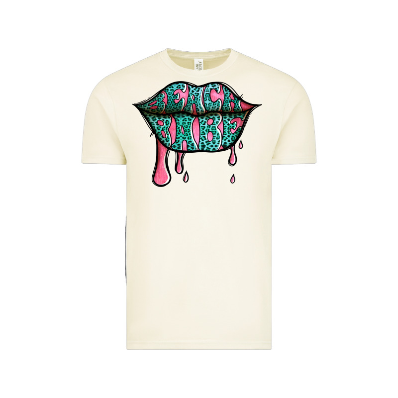 Beach Babe Leopard Lips Vintage Tee by Jasminsmagicworld | Teevron