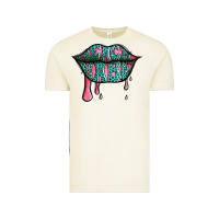 Vintage Arctic beach babe leopard lips Vintage Tee - Jasminsmagicworld