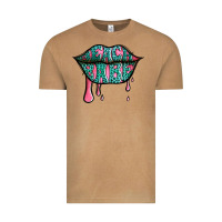 Vintage Camel beach babe leopard lips Vintage Tee - Jasminsmagicworld