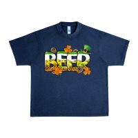 Navy St. Patrick's Day beer Urban Heavy Tee - CowGirlArtShop