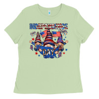 Matcha Independence Day with gnomies Ladies Tee - HowdyJamesFarm