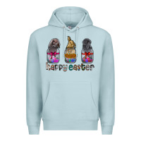 Blue Mist Happy Easter Premium Hoodie - CowhideDigitalArt