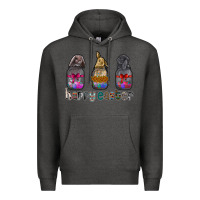 Charcoal Heather Happy Easter Premium Hoodie - CowhideDigitalArt