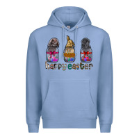 Colony Blue Happy Easter Premium Hoodie - CowhideDigitalArt