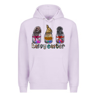 Lilac Happy Easter Premium Hoodie - CowhideDigitalArt