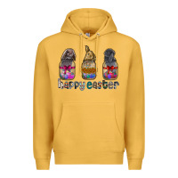Mustard Happy Easter Premium Hoodie - CowhideDigitalArt