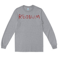 Heather Grey REDRUM T-Shirt Long Sleeve Tee - maiPhamDesign