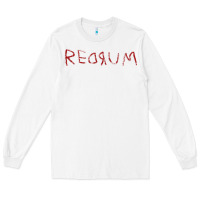 White REDRUM T-Shirt Long Sleeve Tee - maiPhamDesign