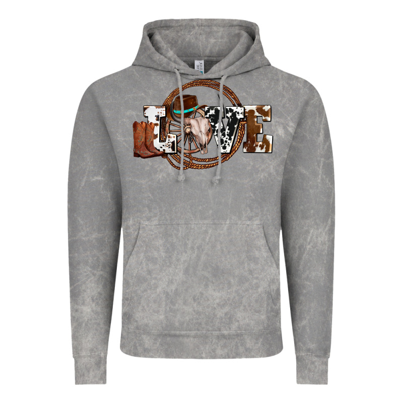 Western Love For Cowboys Olivia Vintage Hoodie by OliviaCreatesArt | Teevron