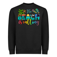 Black the beach is calling Heavyweight Sweatshirt - Artiststas