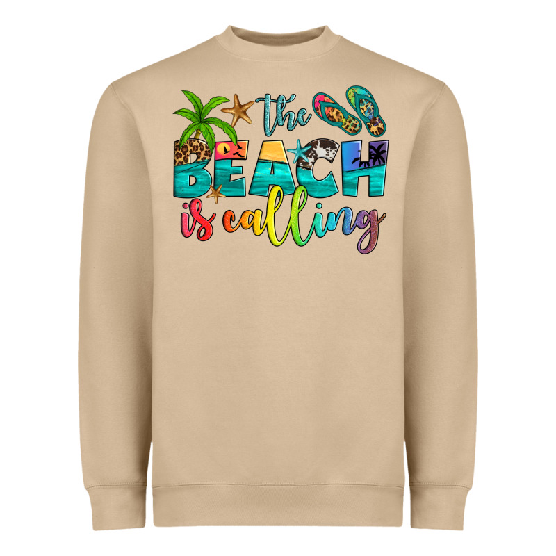 The Beach Is Calling Heavyweight Sweatshirt by Artiststas | Teevron