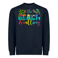Navy the beach is calling Heavyweight Sweatshirt - Artiststas