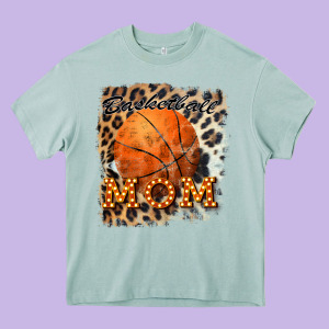 Basketball Mom Heavy Core Tee Designed By Bettercallsaul