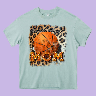 Basketball Mom Heavy Core Tee Designed By Bettercallsaul