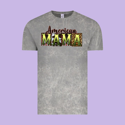 American Mama  Mother's Day Vintage Tee Designed By Cowgirlartshop