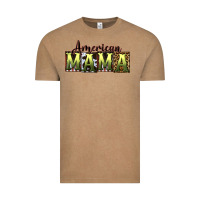 Vintage Coffee American Mama  Mother's Day Vintage Tee - CowGirlArtShop