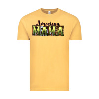 Vintage Mustard American Mama  Mother's Day Vintage Tee - CowGirlArtShop