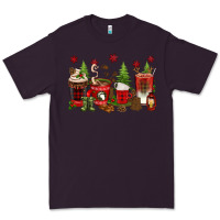 Plum Christmas coffee cups Premium Tee - texasbilliewilder