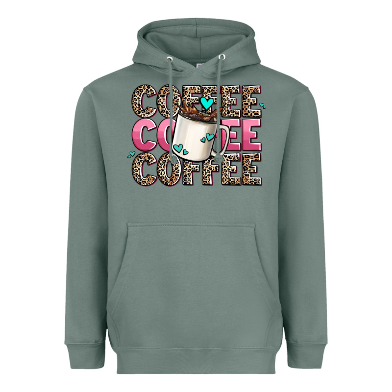 Coffee Coffee Coffee Heavyweight Hoodie by AdoDesignShop | Teevron