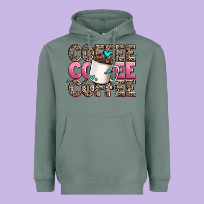 Coffee Coffee Coffee Heavyweight Hoodie Designed By Adodesignshop