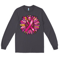 Smoke breast cancer sunflower Long Sleeve Tee - RanaPortraitStore