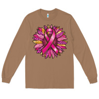 Toasted Coconut breast cancer sunflower Long Sleeve Tee - RanaPortraitStore