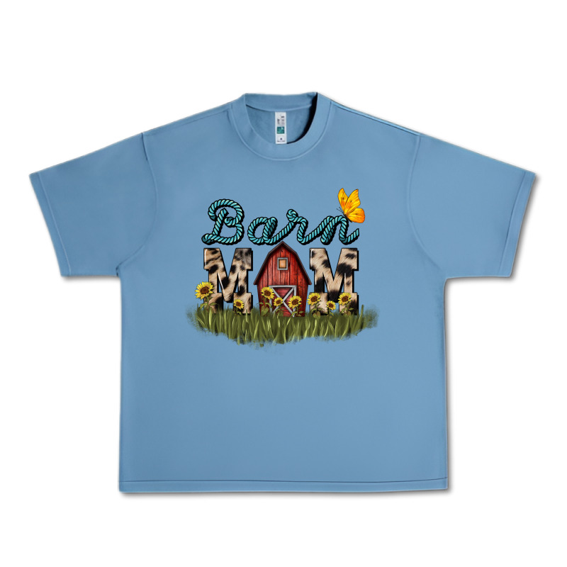 Barn Mom Sunflower Mother's Day Urban Heavy Tee by HowdyJamesFarm | Teevron