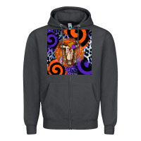 Smoke halloween bull skull Zipper Hoodie - BarkalooDesign