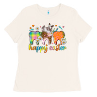 Bone Happy Easter Dental Easter Day Ladies Tee - HowdyJamesFarm