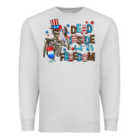 Dove Grey dead inside but its freedom Premium Sweatshirt - AdoDesignShop
