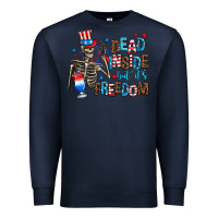 Navy dead inside but its freedom Premium Sweatshirt - AdoDesignShop