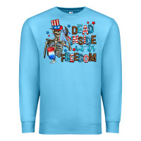 Ocean Blue dead inside but its freedom Premium Sweatshirt - AdoDesignShop