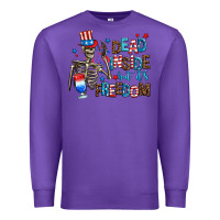 Purple dead inside but its freedom Premium Sweatshirt - AdoDesignShop