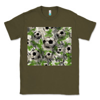 Army Green Soccer tumbler Classic Tee - HowdyJamesFarm
