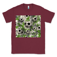 Burgundy Soccer tumbler Classic Tee - HowdyJamesFarm