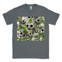 Charcoal Heather Soccer tumbler Classic Tee - HowdyJamesFarm