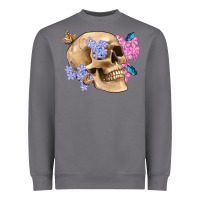 Storm skull flora butterfly Heavyweight Sweatshirt - Artiststas