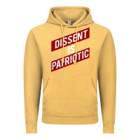 Vintage Mustard DISSENT IS PATRIOTIC Political Meme Raglan Baseball Tee Vintage Hoodie - maiPhamDesign