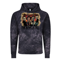 Cloud Black the boys of fall leopard pattern bleached halloween murder t shirt Vintage Hoodie - maiPhamDesign