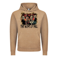 Vintage Coffee the boys of fall leopard pattern bleached halloween murder t shirt Vintage Hoodie - maiPhamDesign