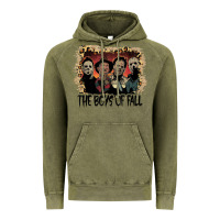 Vintage Olive the boys of fall leopard pattern bleached halloween murder t shirt Vintage Hoodie - maiPhamDesign
