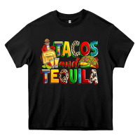 Black tacos and tequila Heavy Core Tee - RanaPortraitStore