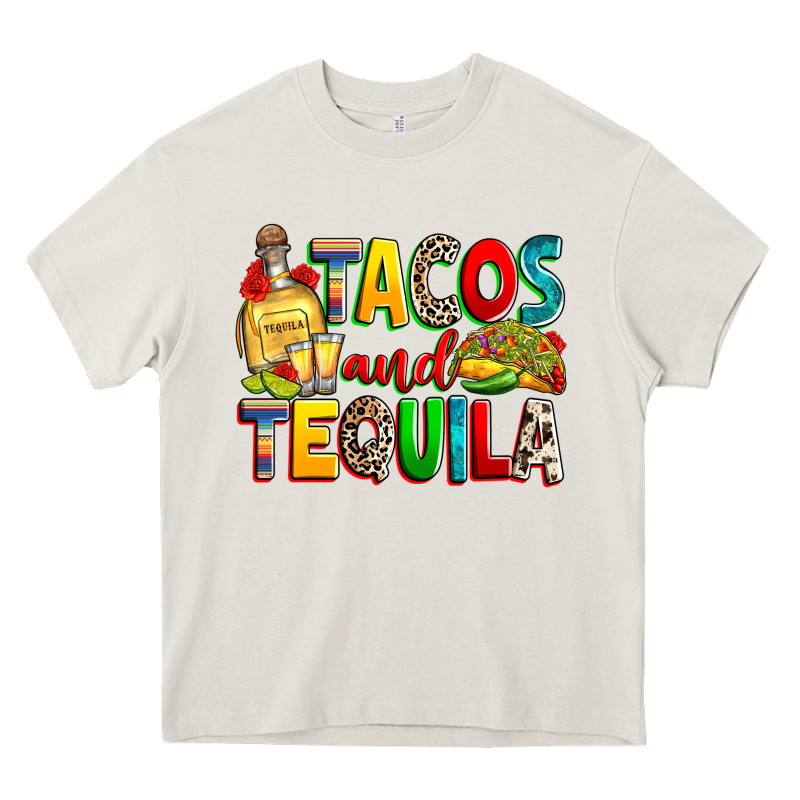Tacos And Tequila Heavy Core Tee by RanaPortraitStore | Teevron