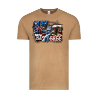 Vintage Camel Born to be free Vintage Tee - CowGirlArtShop