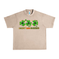 French Oak St. Patrick's Day lucky and blessed Urban Heavy Tee - HowdyJamesFarm